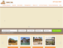 Tablet Screenshot of familytimevacationrentals.com